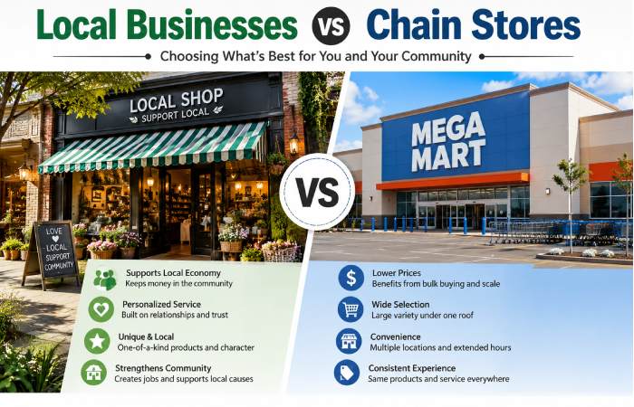 Local Businesses vs Chain Stores