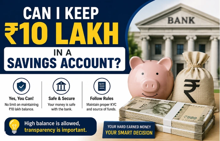 Can I Keep ₹10 Lakh in a Savings Account_
