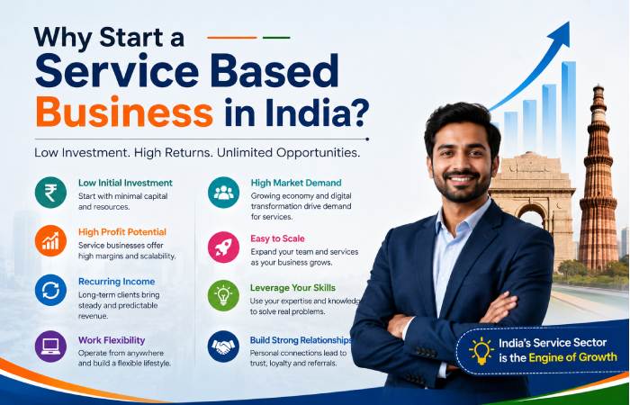 Why Start a Service Based Business in India_