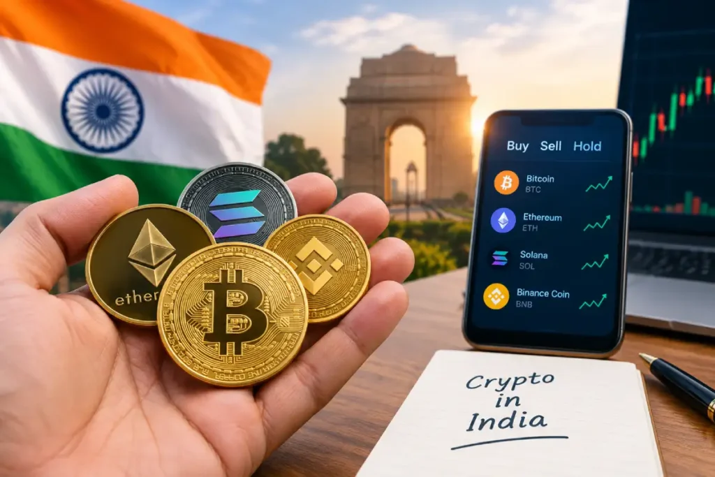 holding crypto in india