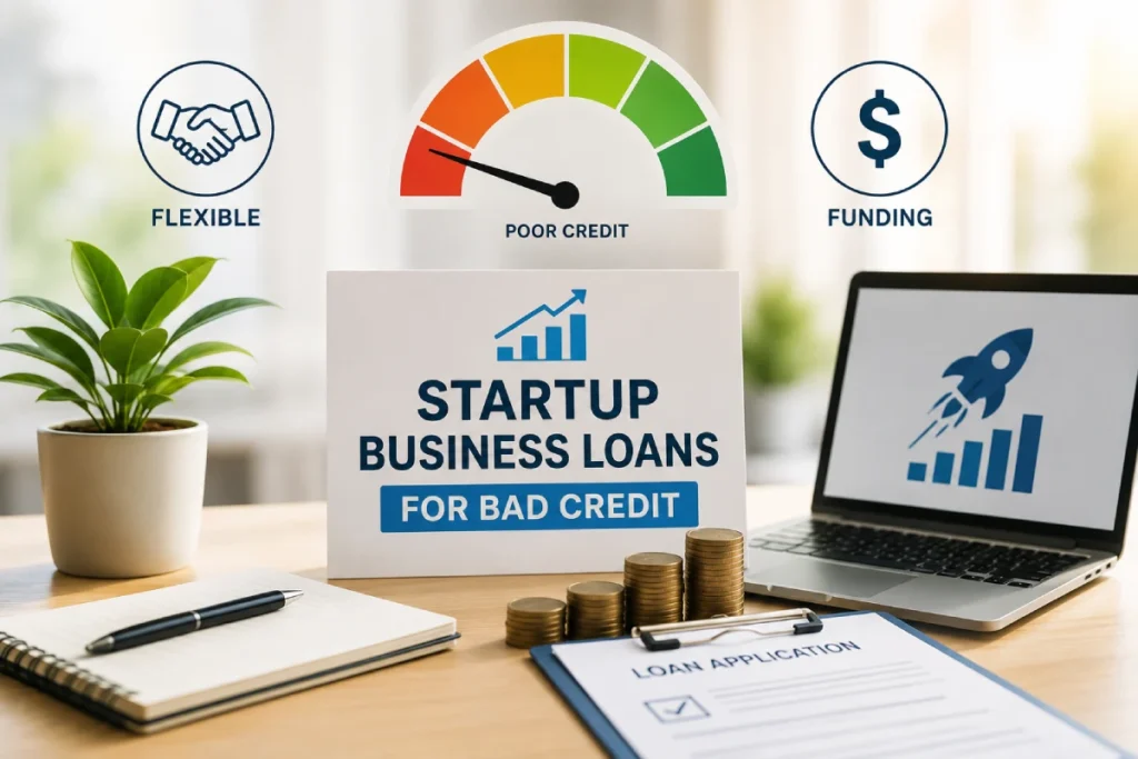 startup business loans for bad credit