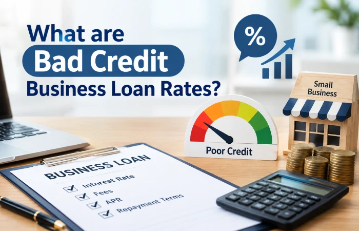 what are bad credit business loan rates